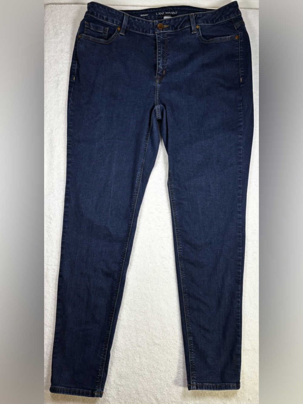 Lane Bryant Skinny Jeans 18L Soft Stretch Denim Classic Dark Wash Women's